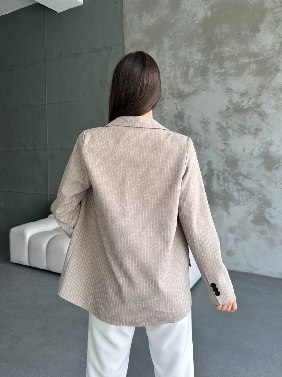 Çizgi Desenli Ceket