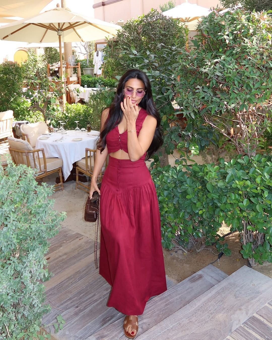 DÜĞME DETAYLI İKİLİ TAKIM