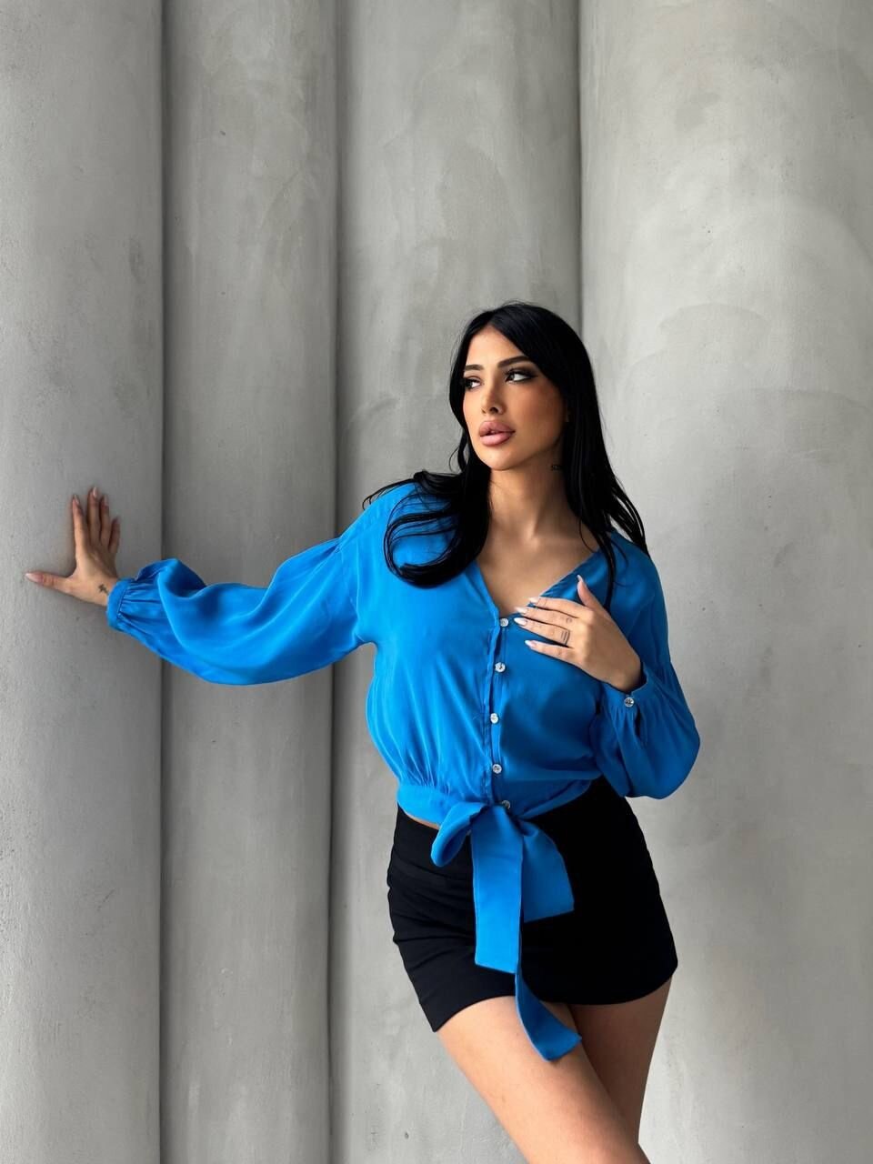 Bağlama Detaylı Gömlek