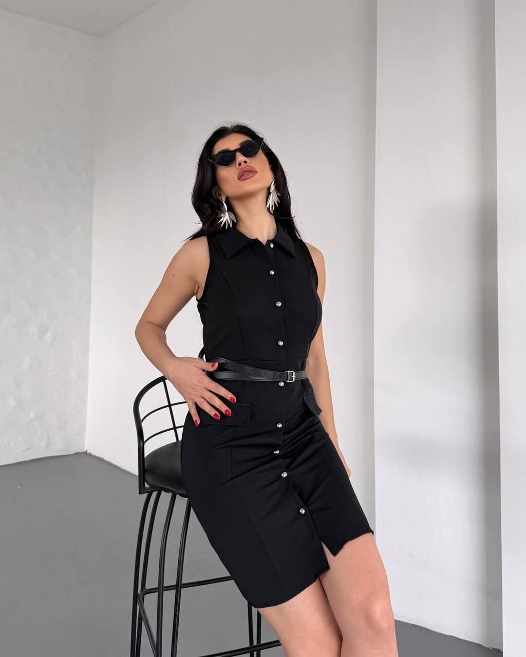 GÖMLEK YAKA ELBİSE