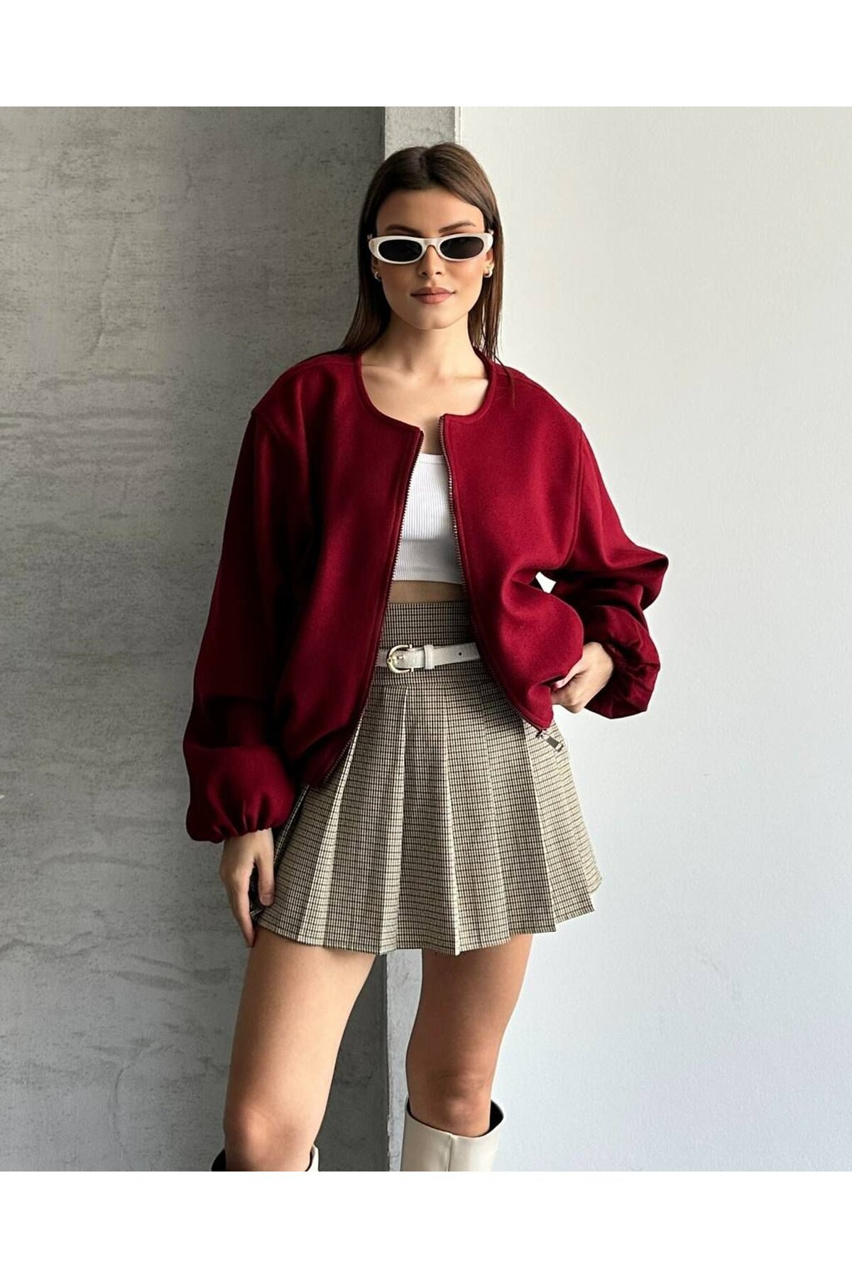 İÇİ PELUŞ KRUVEZE SÜET CEKET