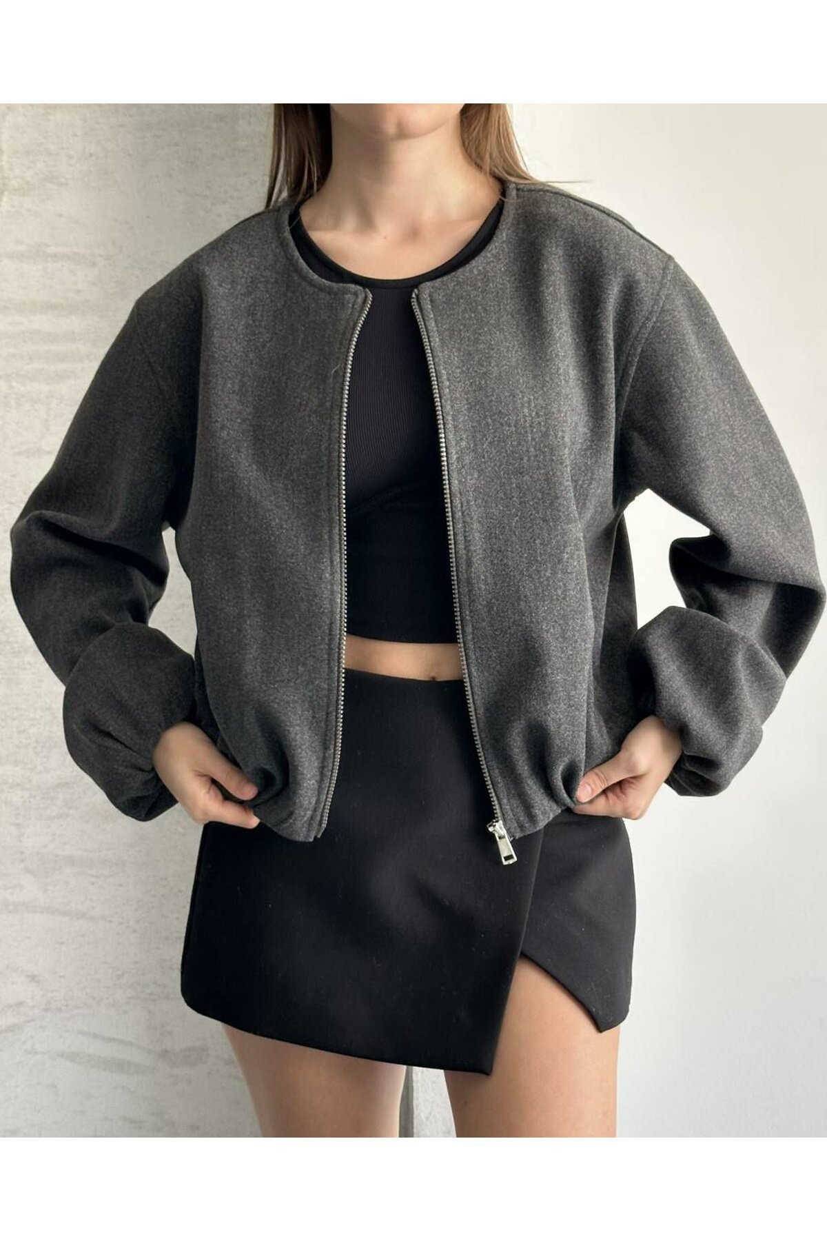 İÇİ PELUŞ KRUVEZE SÜET CEKET