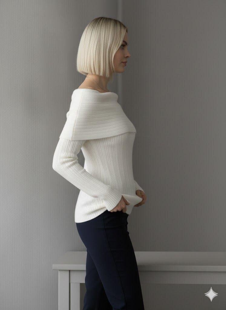 MADONNA YAKA TRİKO KAZAK