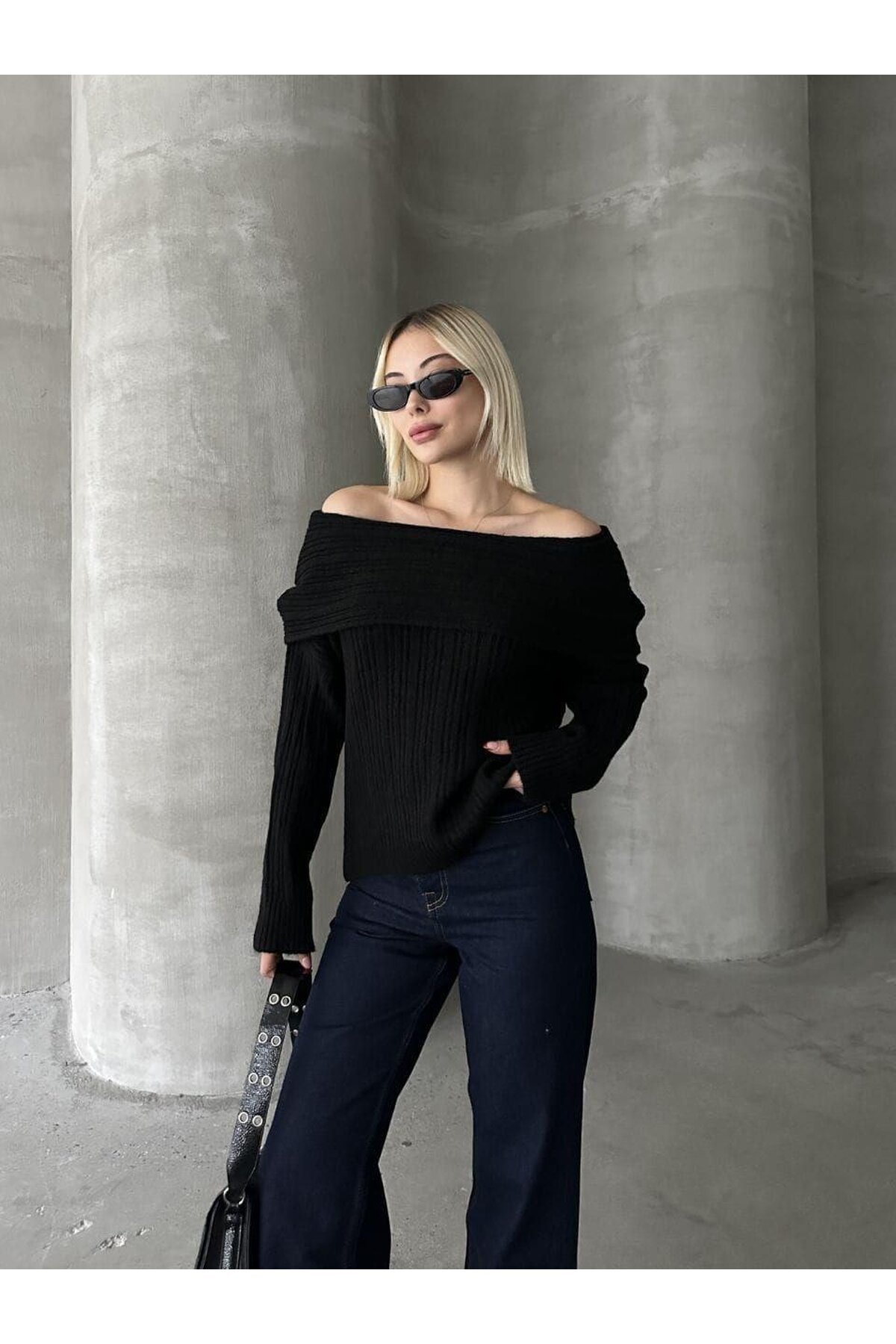 MADONNA YAKA TRİKO KAZAK