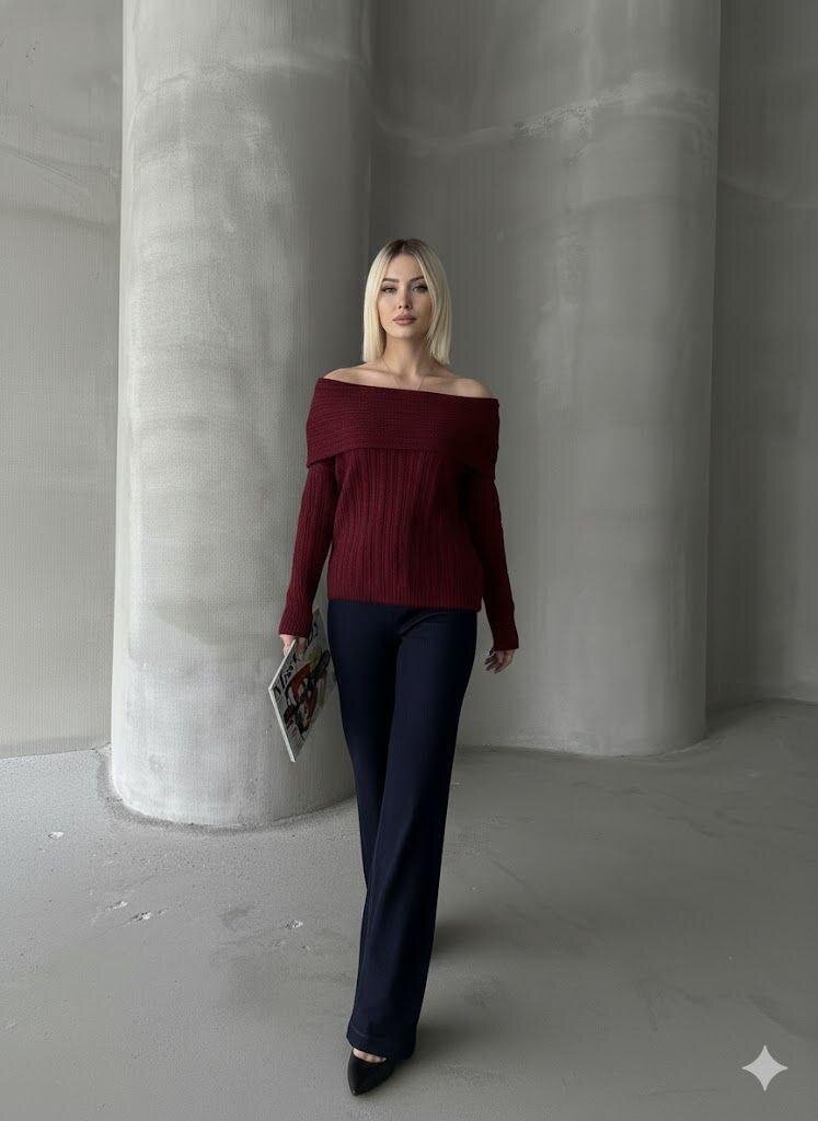 MADONNA YAKA TRİKO KAZAK