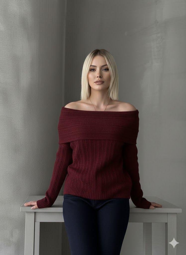 MADONNA YAKA TRİKO KAZAK