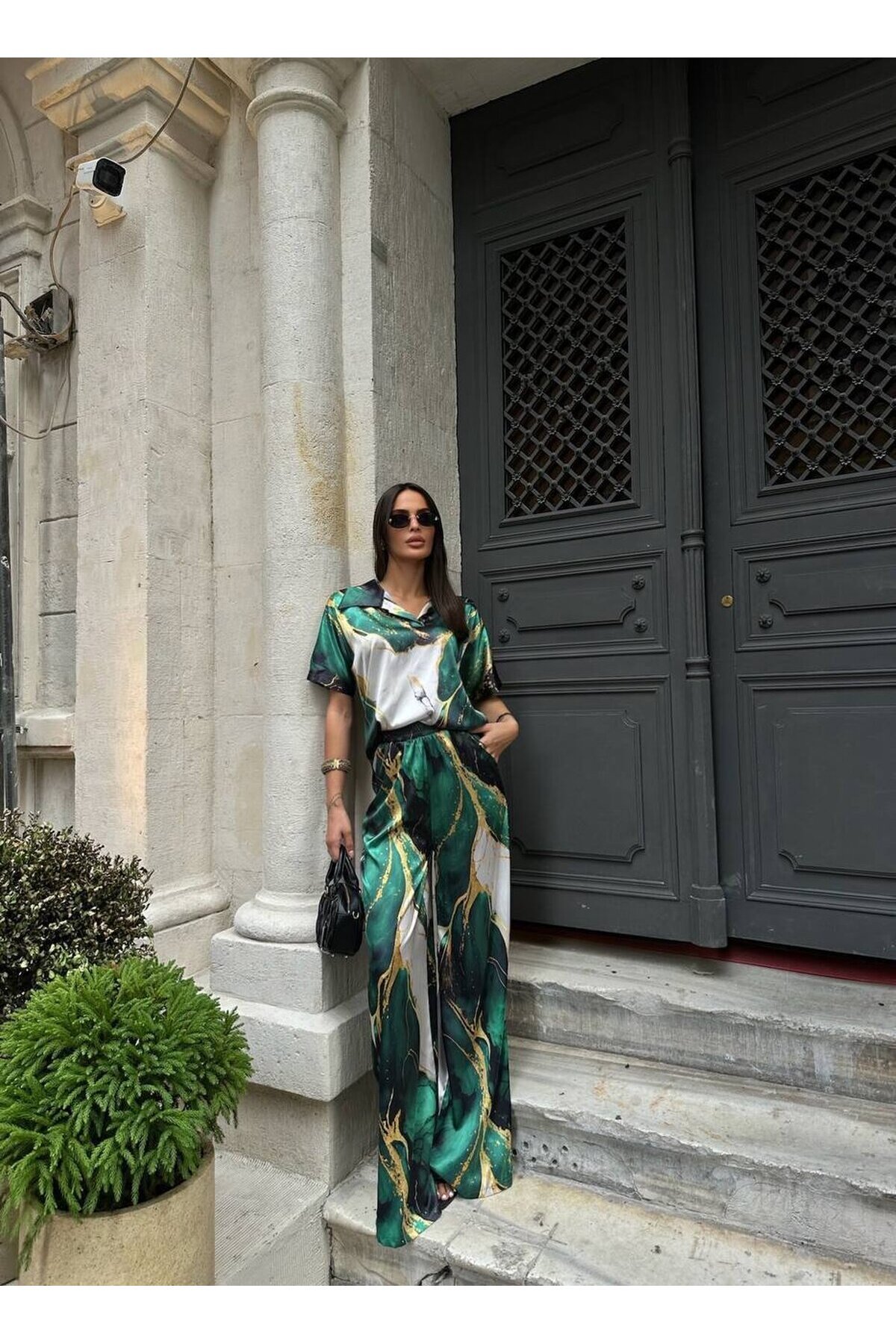 POLO YAKA İKİLİ SATEN TAKIM