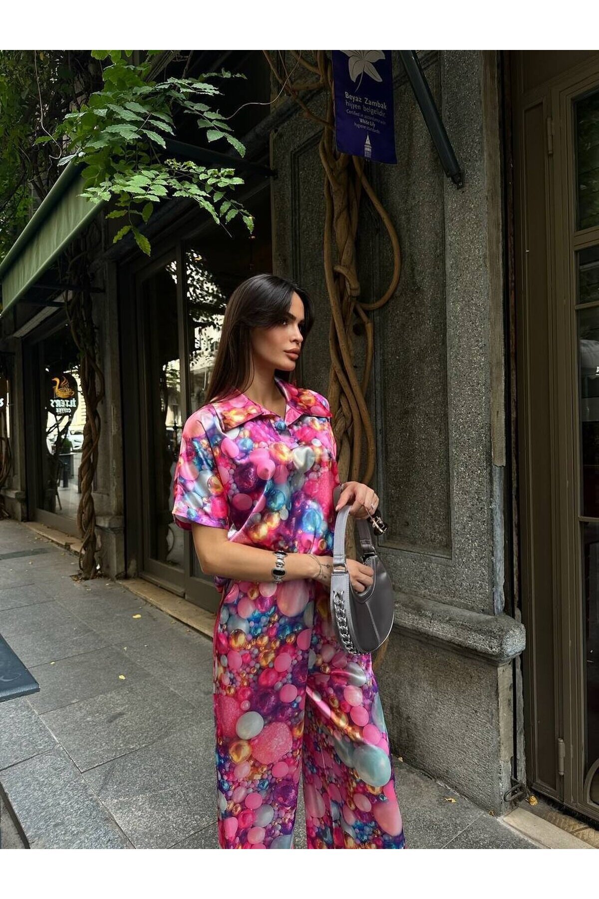 POLO YAKA İKİLİ SATEN TAKIM