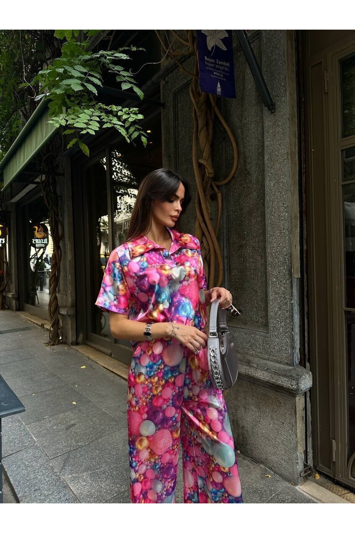 POLO YAKA İKİLİ SATEN TAKIM