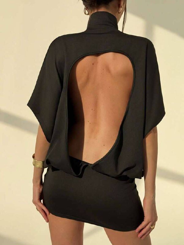 SIRT DEKOLİTE YARASA KOL ETEKLİ