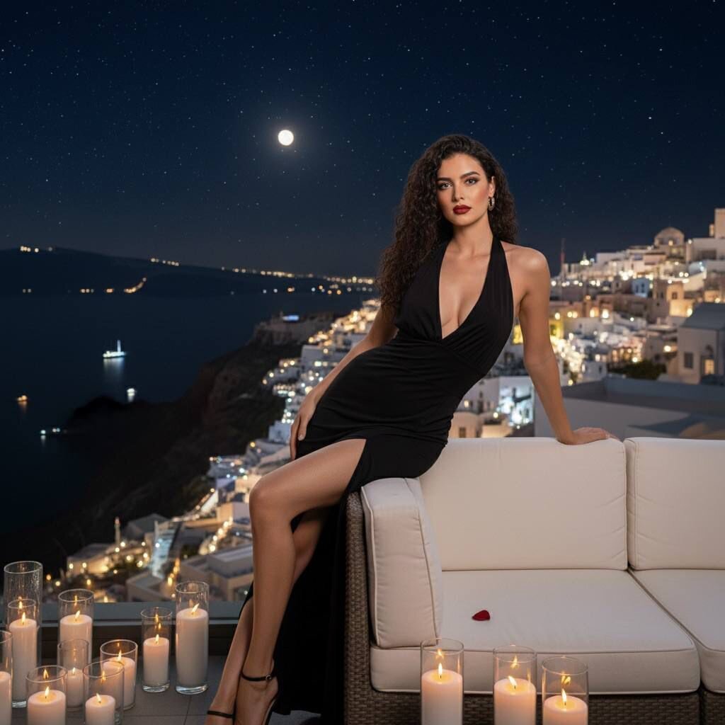 V YAKA BOYUN BAĞLI ELBİSE