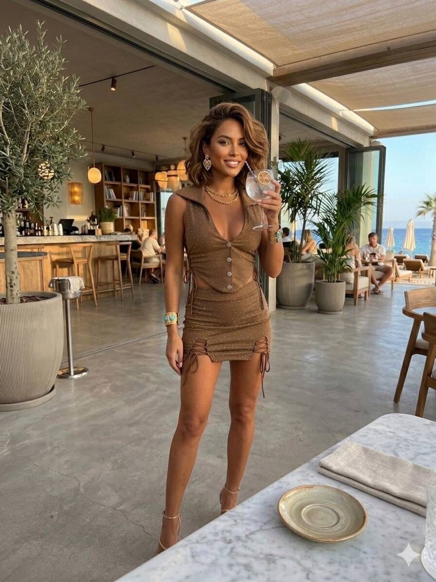 YELEK ETEK TAŞLI TAKIM