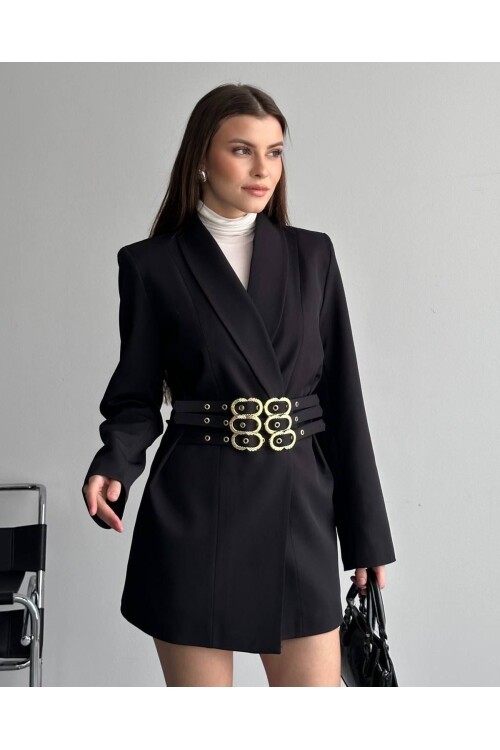 3 KEMERLİ TASARIM CEKET