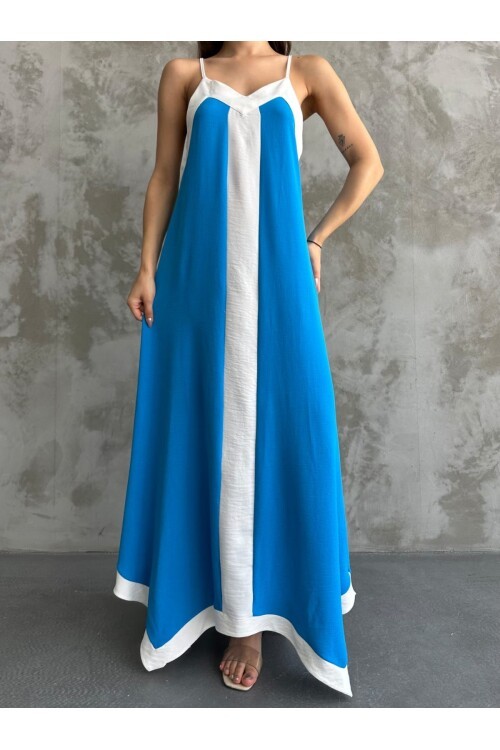 Askılı Maxi Boy Elbise