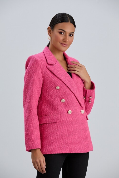 Kruvaze Tüvit Ceket