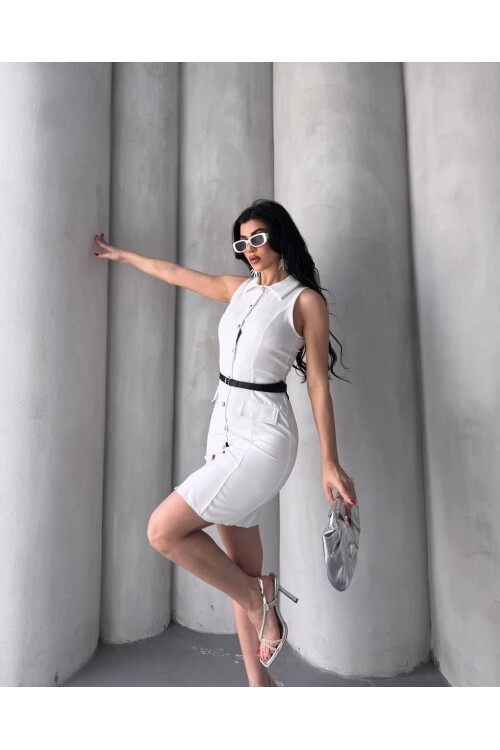 GÖMLEK YAKA ELBİSE