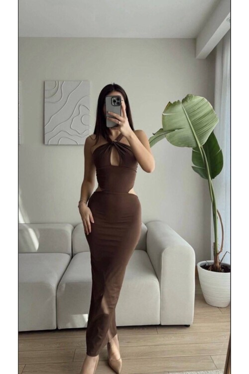 Pencere Detaylı Elbise