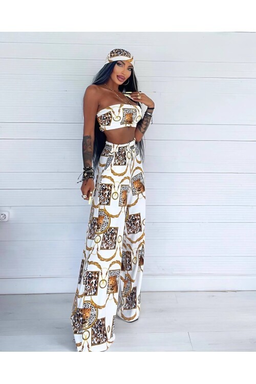 CROP BANDANA DETAYLI TAKIM