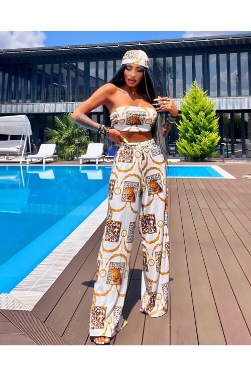 CROP BANDANA DETAYLI TAKIM