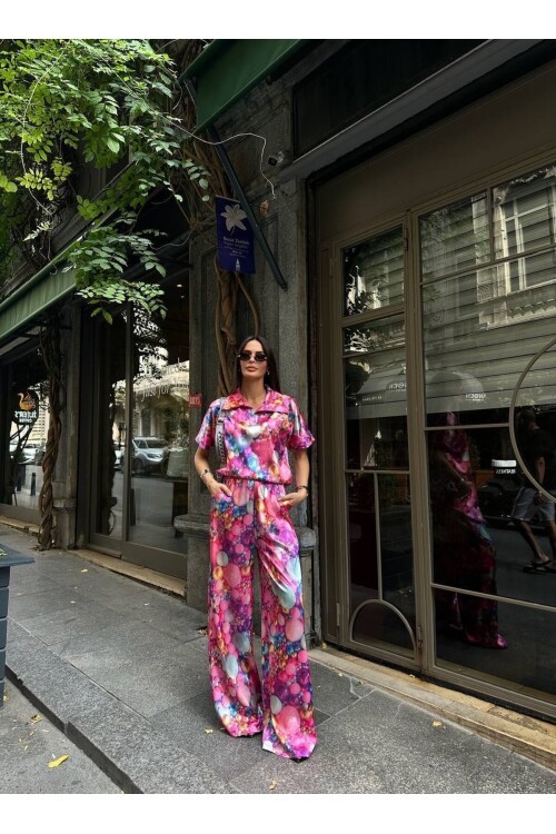 POLO YAKA İKİLİ SATEN TAKIM