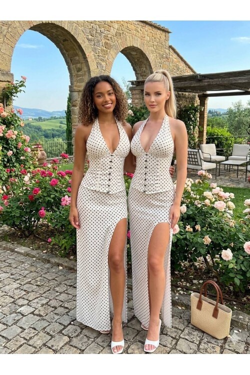 PUANTİYELİ YELEKLİ TAKIM