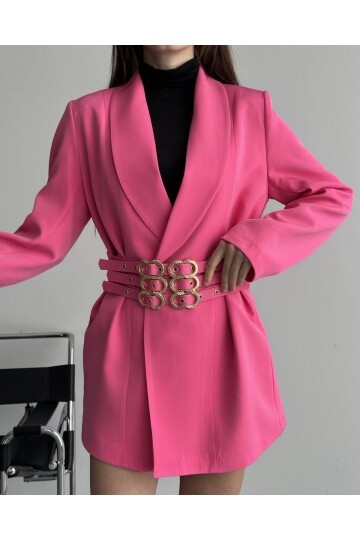 3 KEMERLİ TASARIM CEKET