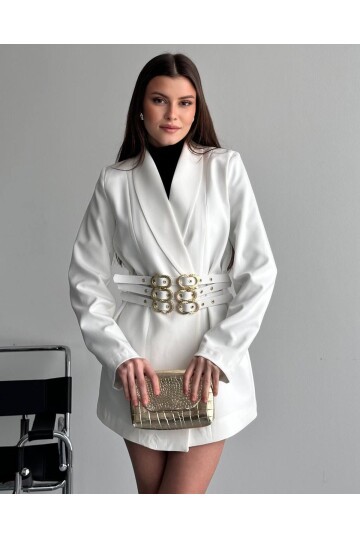 3 KEMERLİ TASARIM CEKET