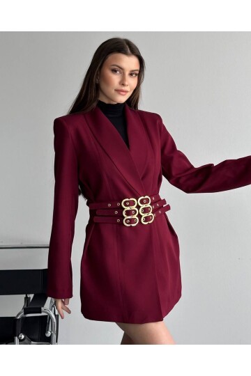 3 KEMERLİ TASARIM CEKET