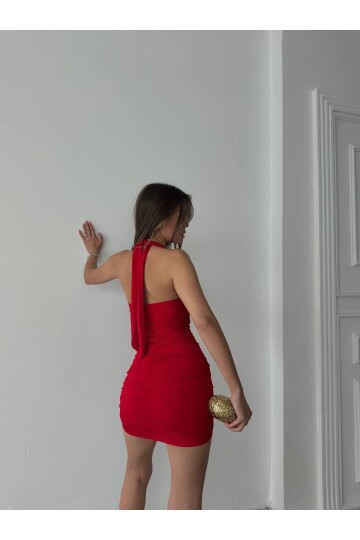 HALTER YAKA ELBİSE