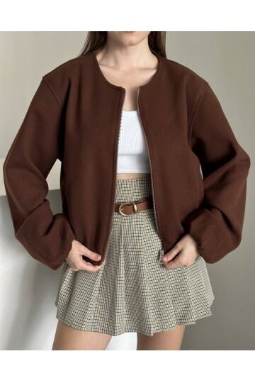 İÇİ PELUŞ KRUVEZE SÜET CEKET