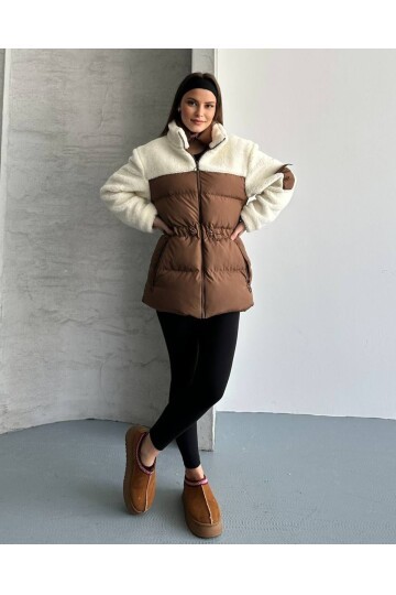 KAPÜTONE SÜET DETAY MONT