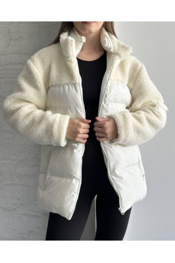 KAPÜTONE SÜET DETAY MONT