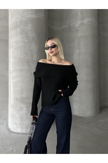 MADONNA YAKA TRİKO KAZAK