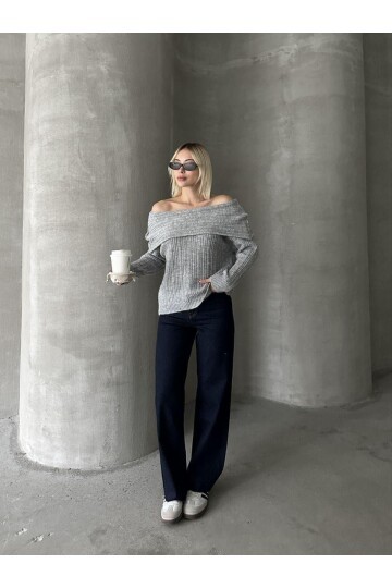 MADONNA YAKA TRİKO KAZAK